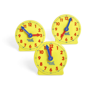 hand2mind teaching clocks in action support immersive time-telling centers.