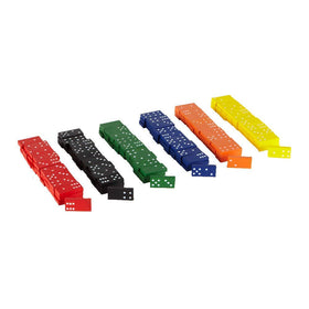 hand2mind wooden dominoes classroom activity for group math games