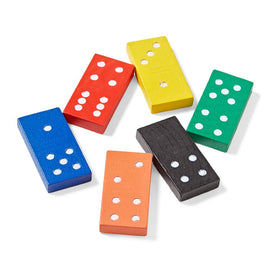 hand2mind wooden dominoes topple activity demonstrating sequence and cooperation