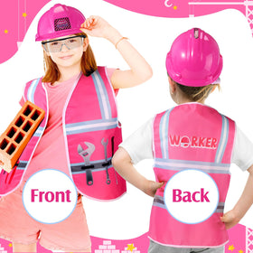Handepo kids construction dress-up, ideal for classroom and home play