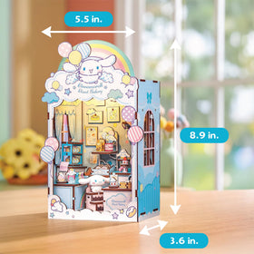 Hands Craft Cinnamoroll Cloud Bakery LED lights glow with touch activation.