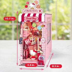 Hands Craft Hello Kitty Sweet Shop Book Nook Kit gift-ready packaging for celebrations.