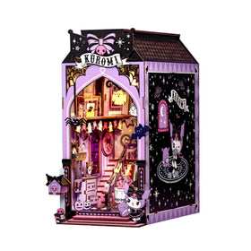 Hands Craft Kuromi Spooky House Kit cover inspires a playful shelf display