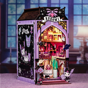 Hands Craft Kuromi Spooky House touch LED adds a warm glowing ambiance