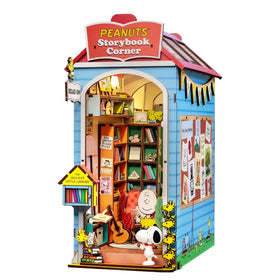 Hands Craft Peanuts Storybook Corner Kit Snoopy figurine for shelf or desk display.