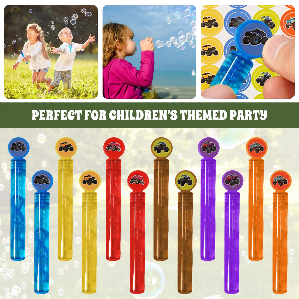 HandTool bubble wands add magic to outdoor celebrations.