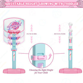 Handwell adjustable baseball stand grows with your child for lasting use