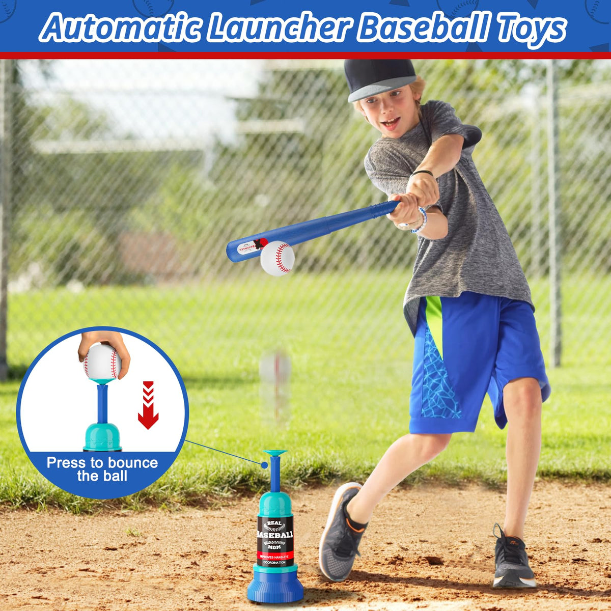 Handwell kids bats are lightweight for safe, confident swings.
