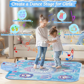 Four modes help children explore rhythm and movement safely.