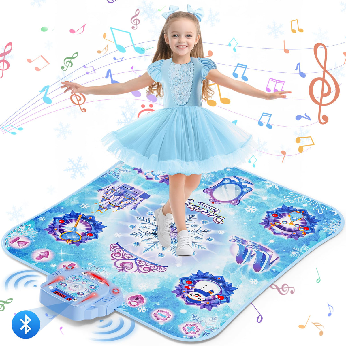 Handwell dance mat with LED prompts boosts interactive play.