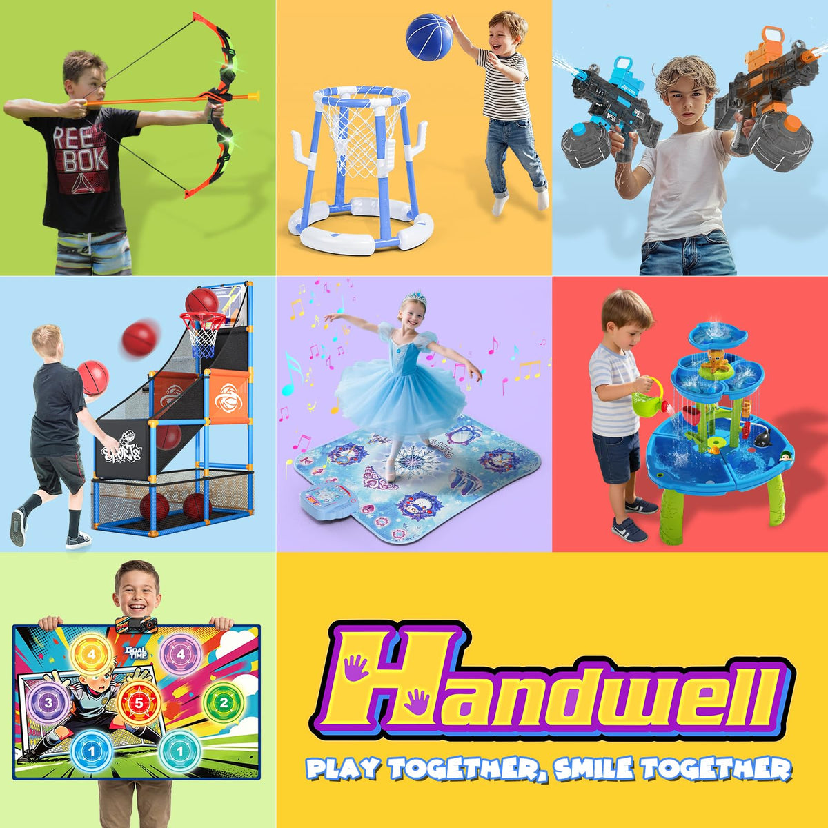 Handwell complete pool party set for kids and adults.