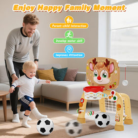 Handwell included basketball and football sized for tiny hands.