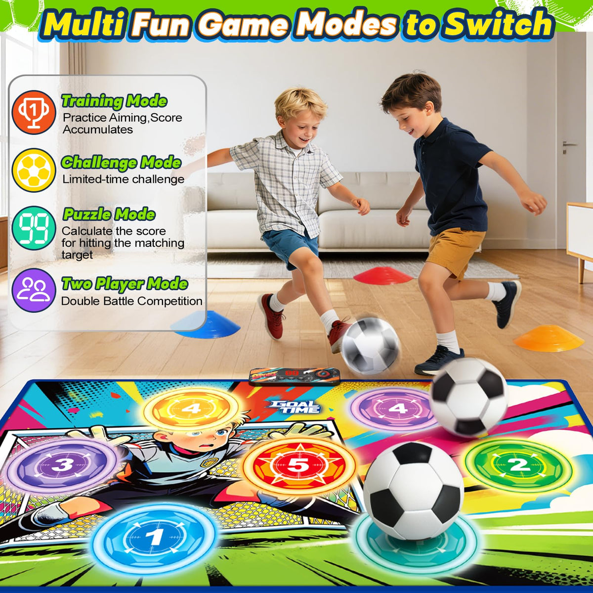 Handwell LED score display and stadium sounds enhance home play