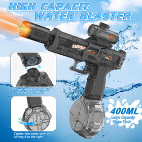 Handwell durable ABS body supports energetic water battles and rough play.
