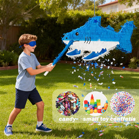 Handytoolinc colorful fringe pinata creates a vibrant party centerpiece
