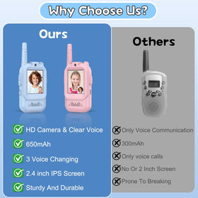 Hangrui Walkie Talkies rechargeable design reduces battery swaps on hikes.