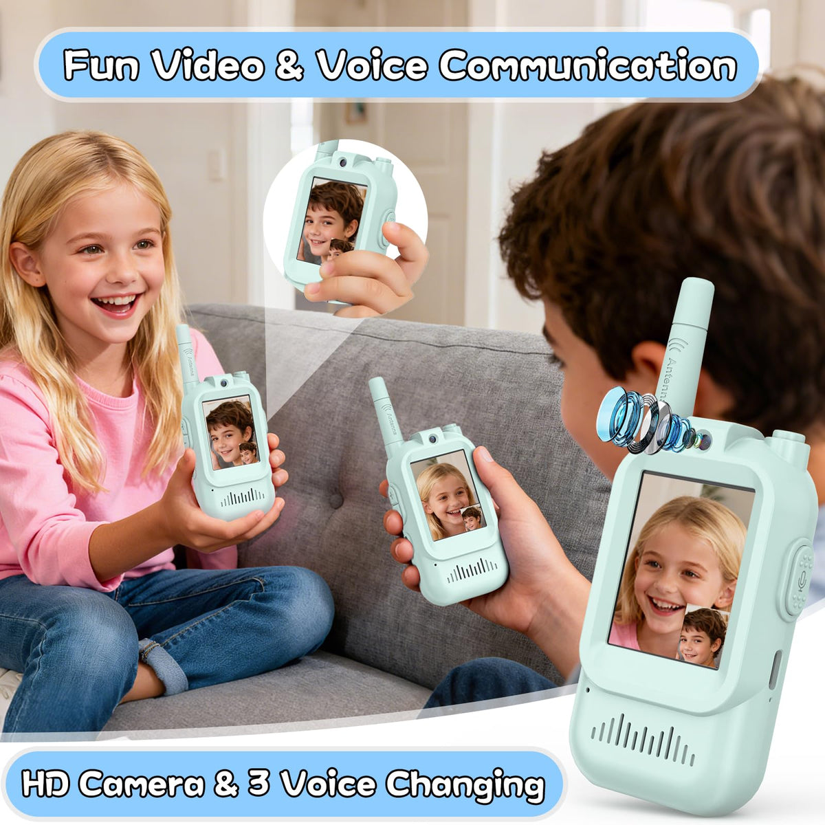 Long-range sound from Hangrui walkie talkies keeps kids connected.
