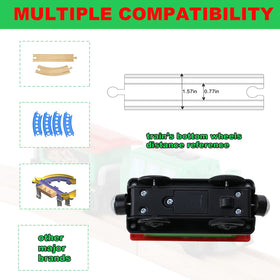 HANQIANN compatible with Thomas, Ikea, and KidKraft tracks
