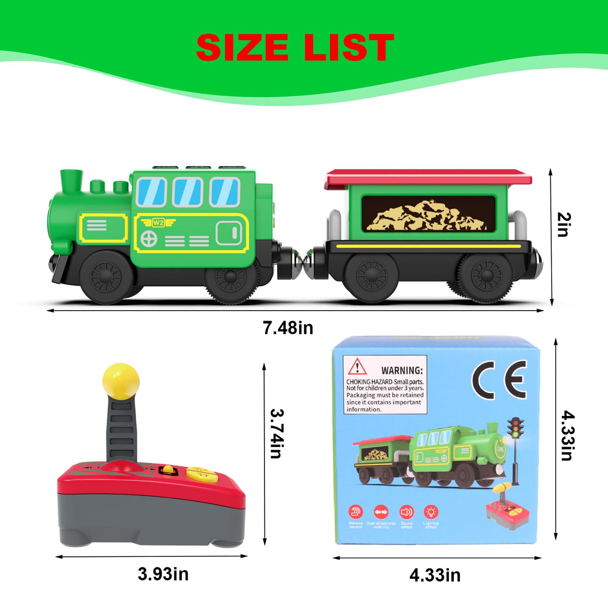 HANQIANN wooden-track magnets connect locomotive and car securely