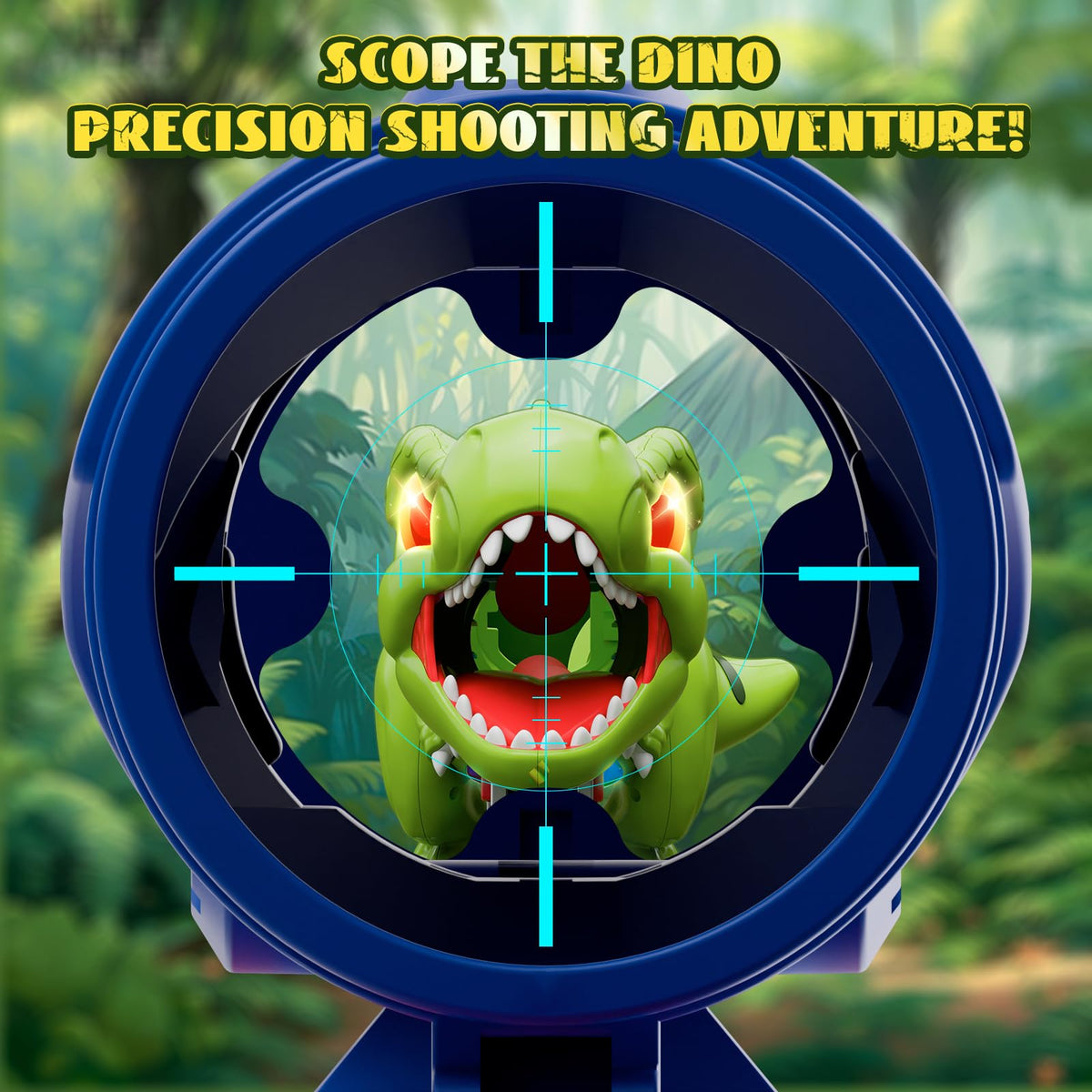 Hanroni dinosaur eyes glow – dramatic light and roar effects.
