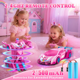 Hanroni Unicorn Transform RC Car 2.4GHz remote provides stable, interference-free control