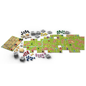 Hans im Gluck Carcassonne Big Box 2025 expansions highlighted for endless replay variety.