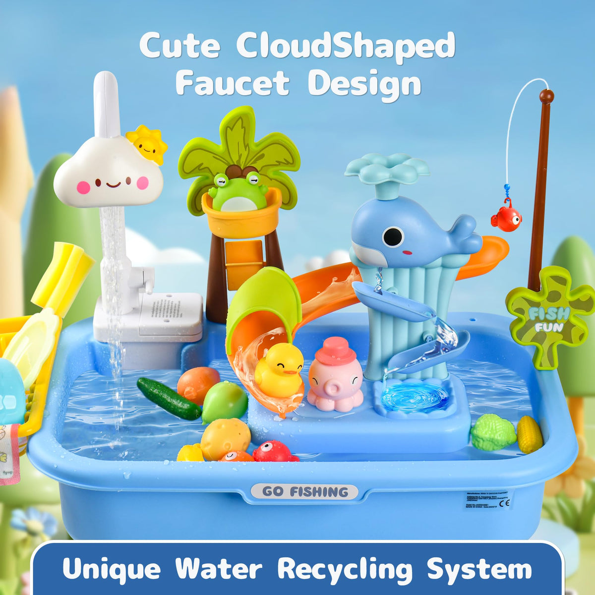 Hanyutom gift-ready aqua table for kids age 3+ suitable for birthdays.
