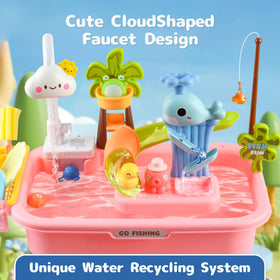 Hanyutom pink gift set for kids three and up, durable and fun.