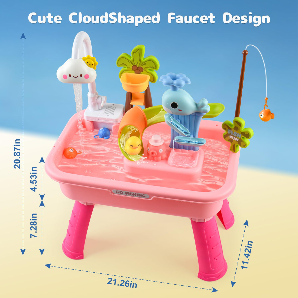 Hanyutom accessories including vegetables and cutlery encourage kitchen pretend play.