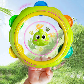HAOHAOSHUA rattle-teether combo close-up emphasizes varied textures for exploration.