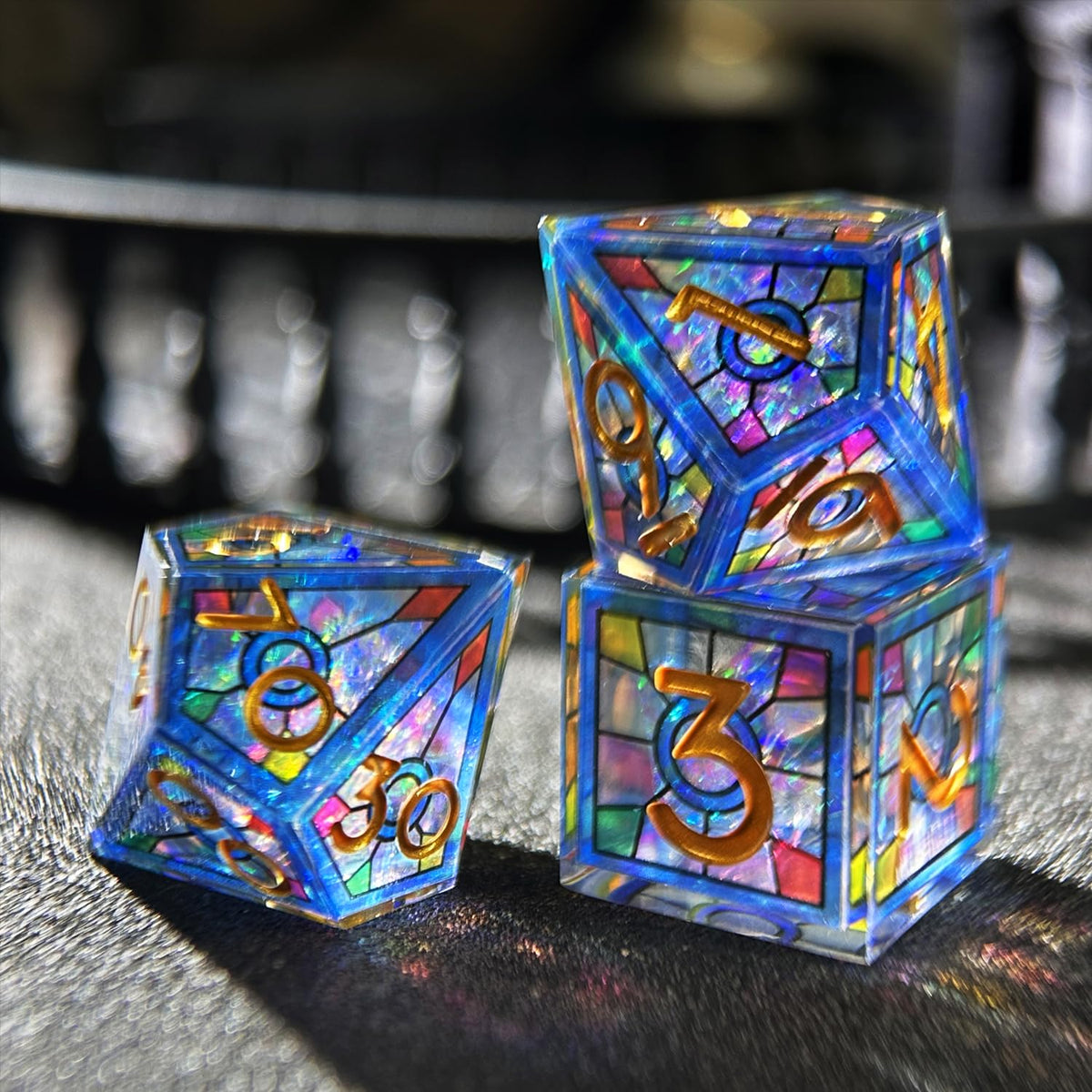 HAOMEJA blue-sky-d10 dice add colorful randomness to RPGs