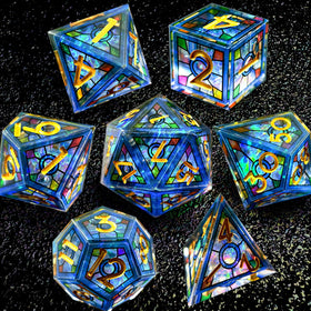 HAOMEJA blue-sky-d6 dice highlight luminous clarity for precise rolls