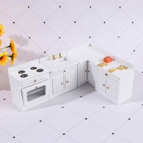 Haomian kitchen setup arrangement inspires imaginative dollhouse décor.