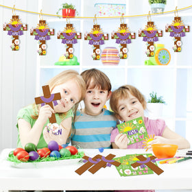 Haooryx cross card embellishments for personalized messages