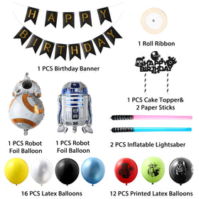 Haooryx Darth Vader cake topper adds a heroic centerpiece.