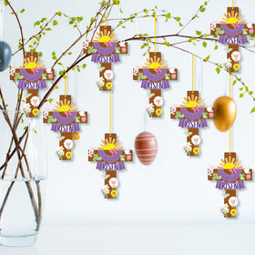 Haooryx Easter tree decoration using ready-to-hang ornaments