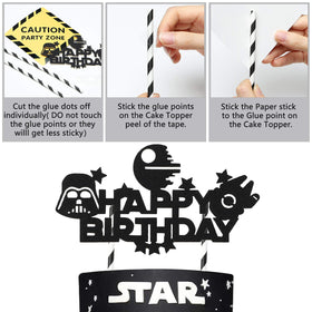 Haooryx inflatable lightsabers in blue and red invite hands-on play.