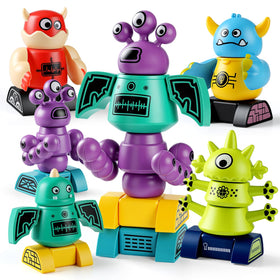 Haoshoon magnetic robot parts for creative play and hands-on learning