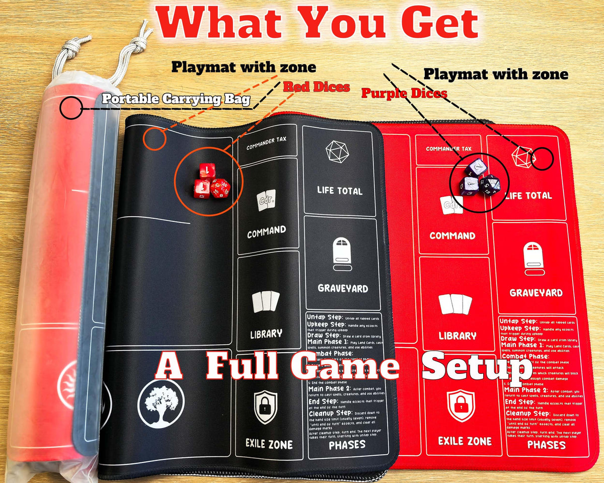 HaoSiTeck MTG-compatible dice set enhances gameplay with clear results.