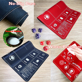 HaoSiTeck playmat zone layout aids quick reference during matches.