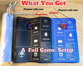 HaoSiTeck playmat zones overview highlights organized gameplay and easy reference