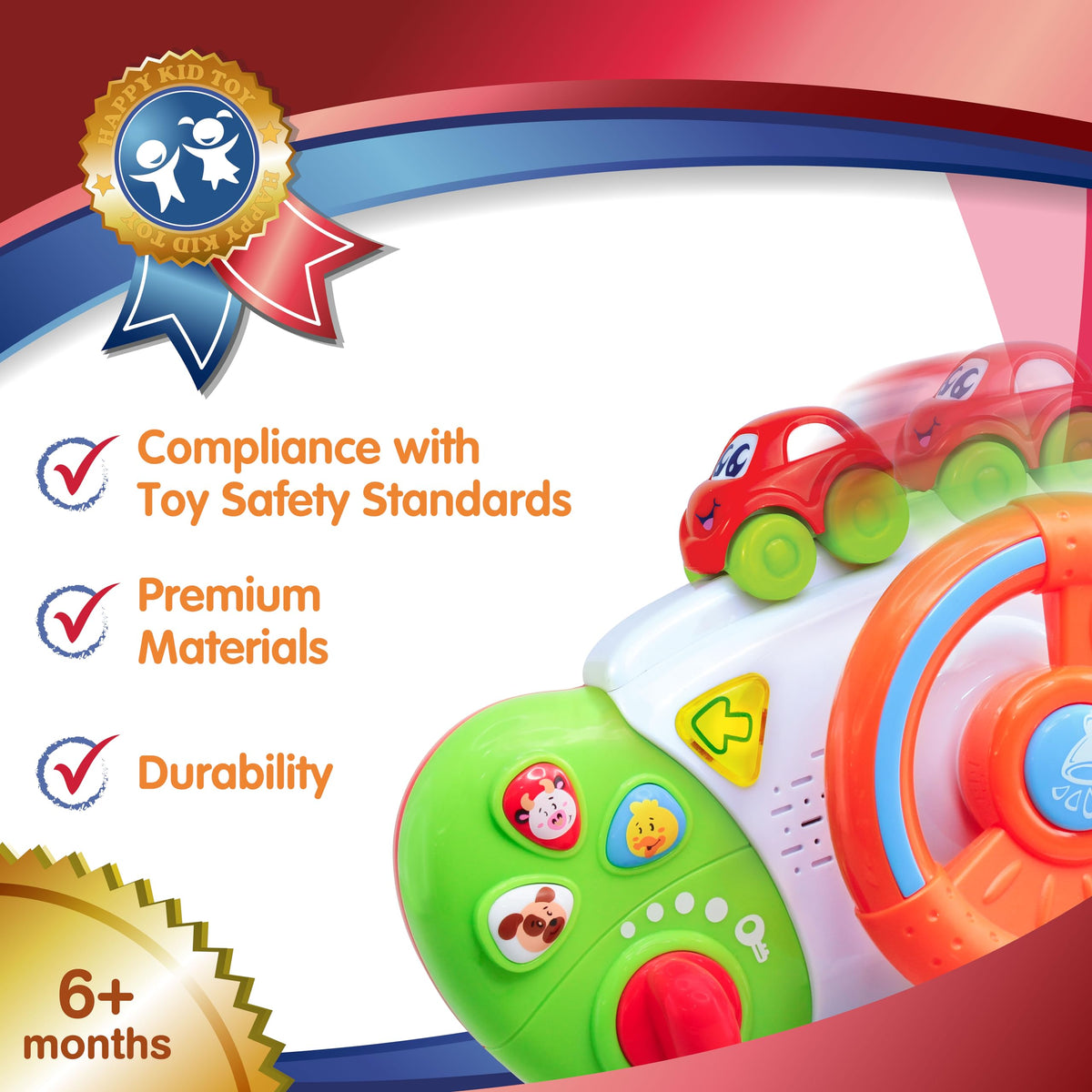HAP-P-KID educational gift idea for infants and toddlers 6–12 months.