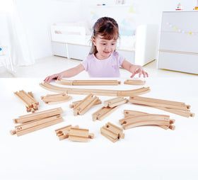 Hape expansion adapters connect to other brands for flexible setups.