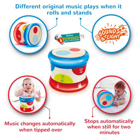 Hape Baby Drum light show during play session