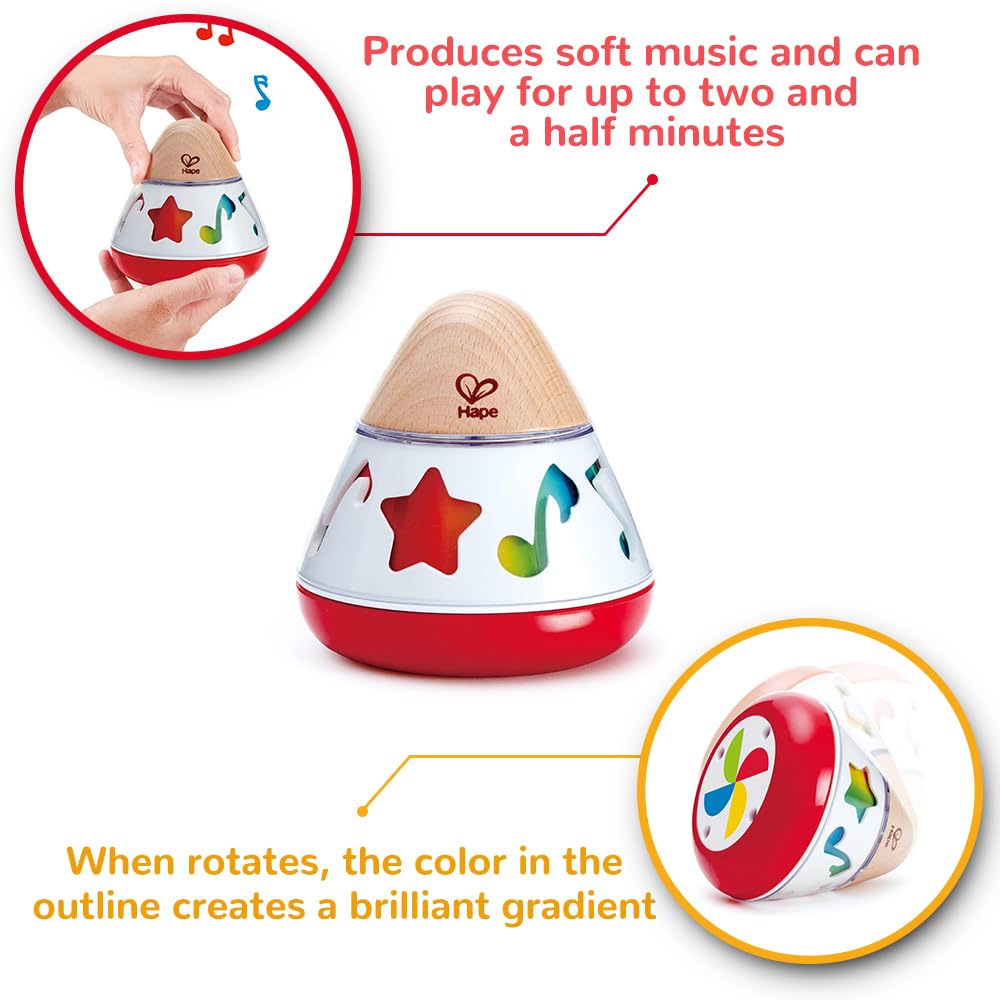 Hape E0332 battery-free operation provides safe, quiet play for calm moments.