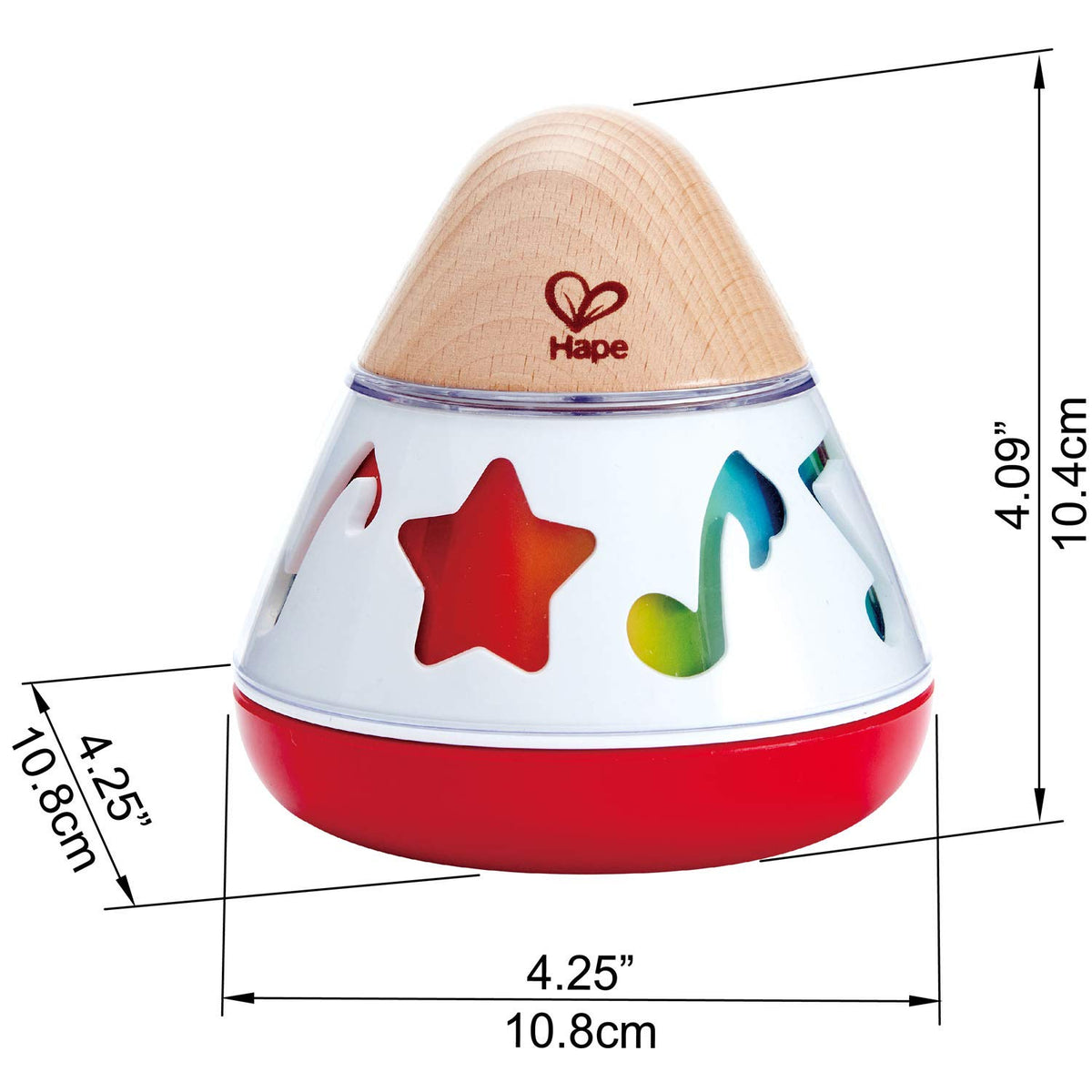Hape E0332 newborn-friendly toy supports early music exploration and coordination.