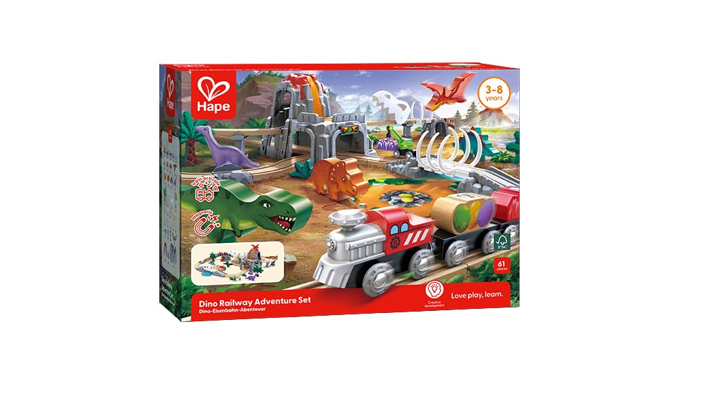 Hape rib cage triggers sound effects as trains pass