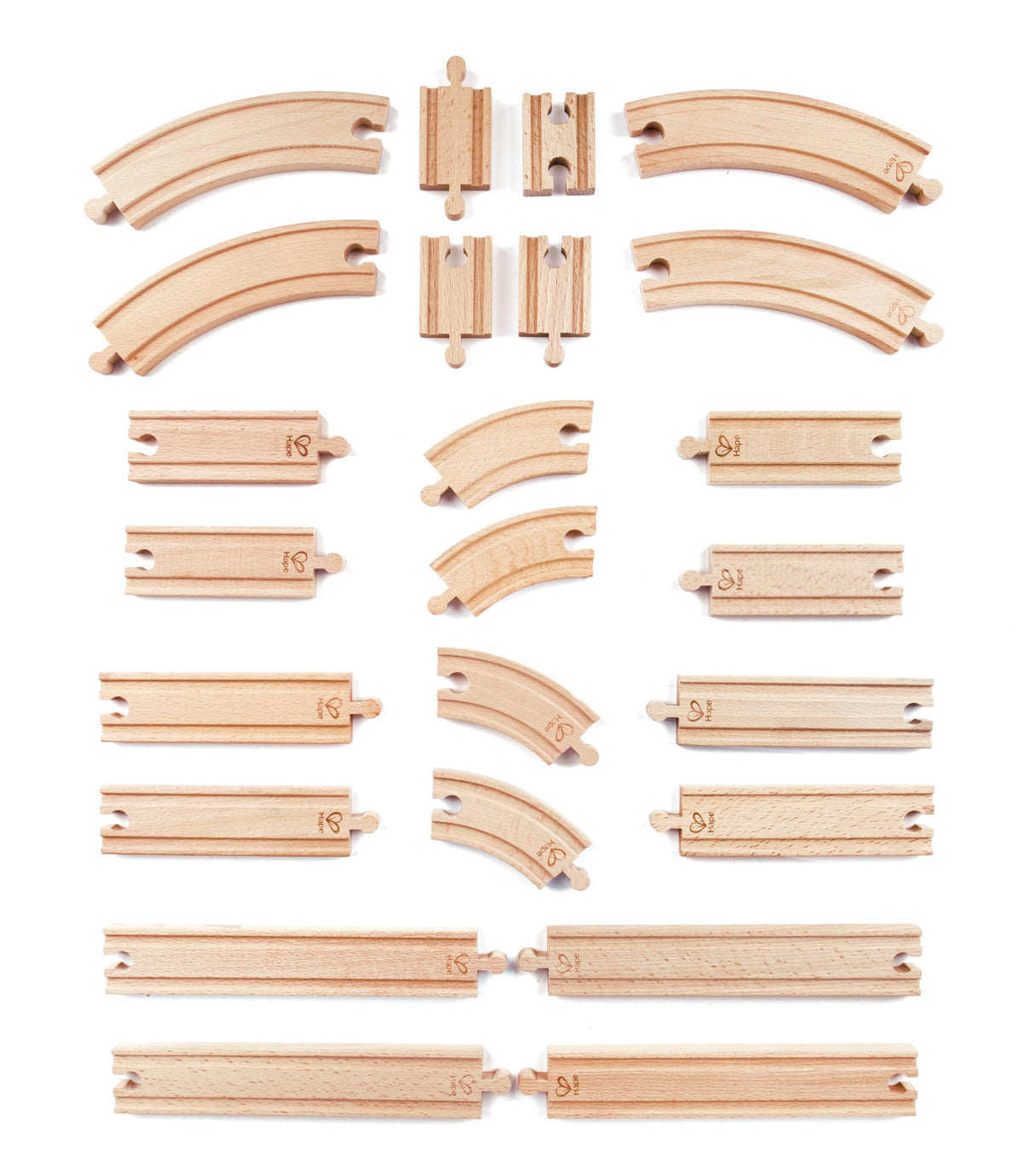 Hape wooden finish and water-based paint ensure child-safe play.