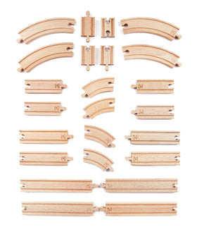 Hape wooden finish and water-based paint ensure child-safe play.