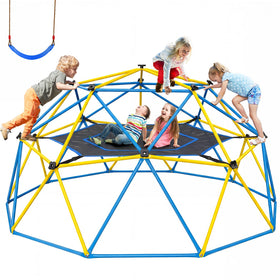 Hapfan 10 ft dome climber with rock grips for safe, exciting outdoor climbing